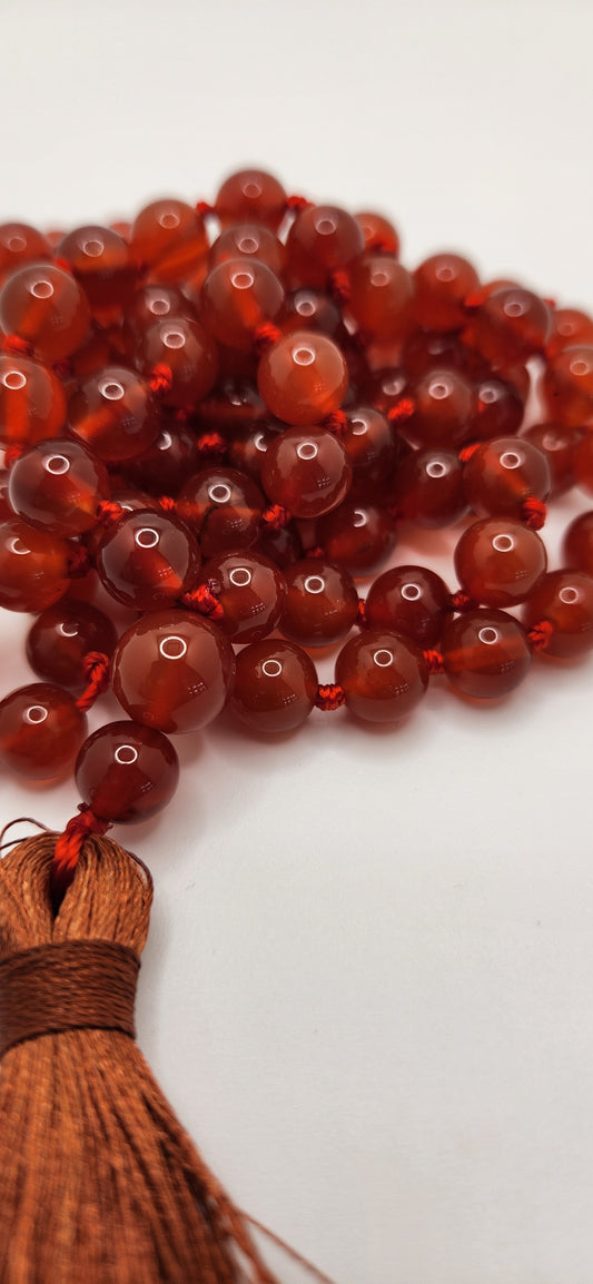 Crystal Mala Bead Necklace – Hand-Knotted, Full of Meaning