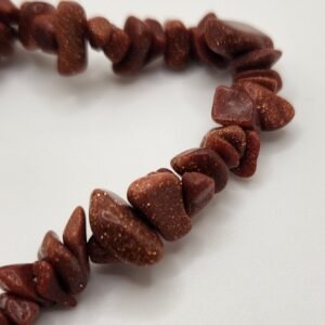 Red Goldstone Chip Bracelet – Energy, Ambition & Vitality