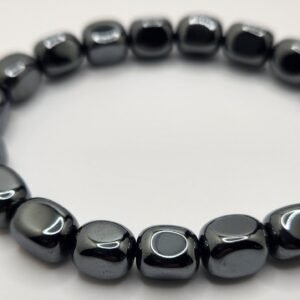 Hematite Bracelet – Grounding, Protection & Strength