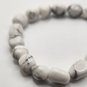 Howlite Tumbled Bracelet – The Stone of Tranquility