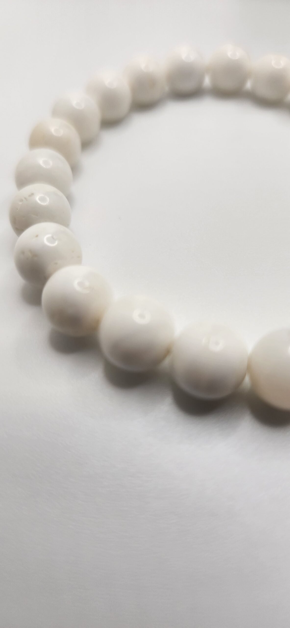 White Howlite bracelet
