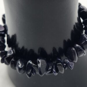 Blue Goldstone Chip bracelet