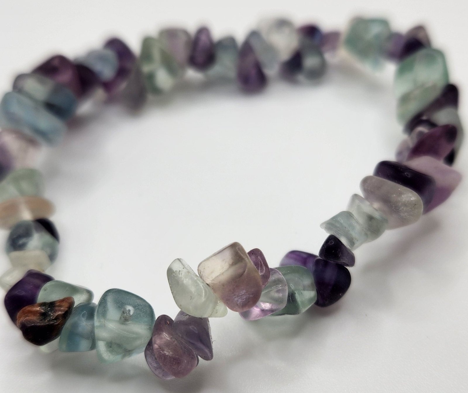 Fluorite Chip Bracelet